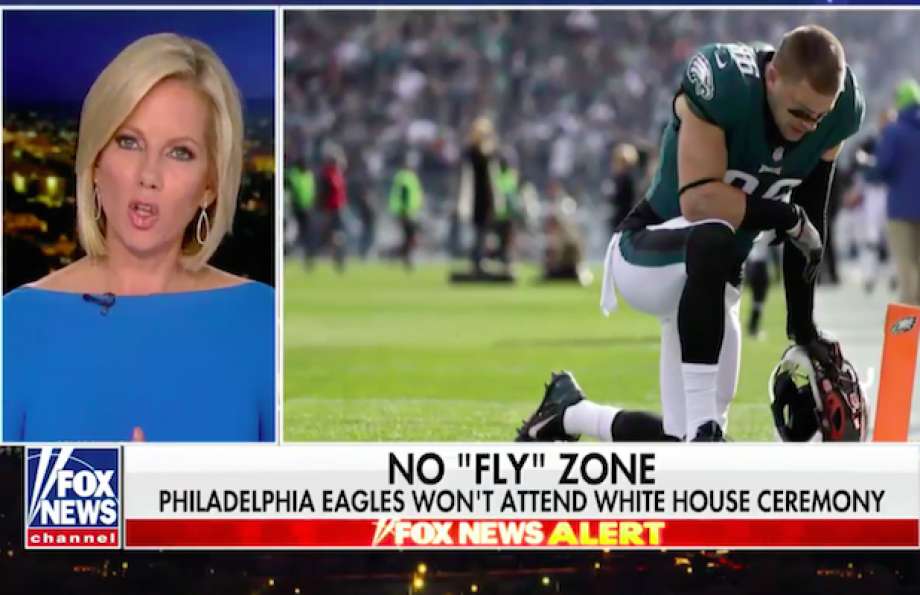 Fox News Apologizes for Falsely Saying That Praying Eagles Players Were Anthem Protesters