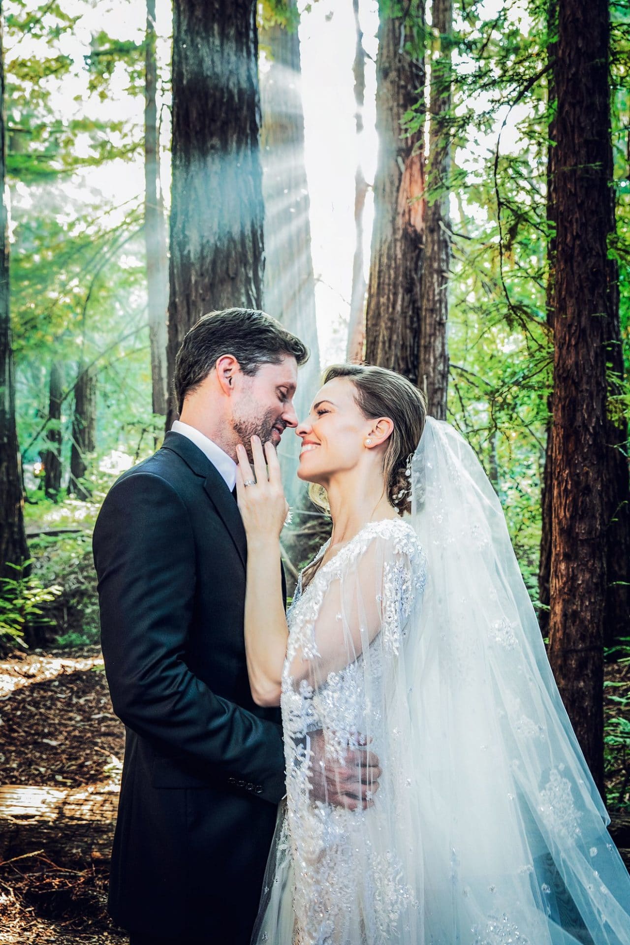 Hilary Swank Secretly Marries Boyfriend Philip Schneider in the Redwoods