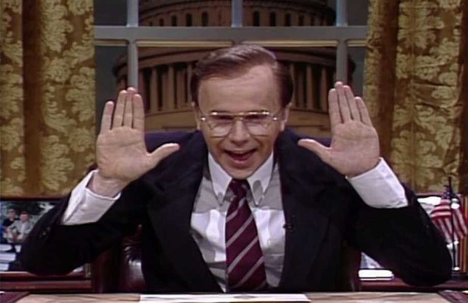 Dana Carvey’s Impersonation of George H.W. Bush at the White House Dana Carvey’s Impersonation of George H.W. Bush at the White House