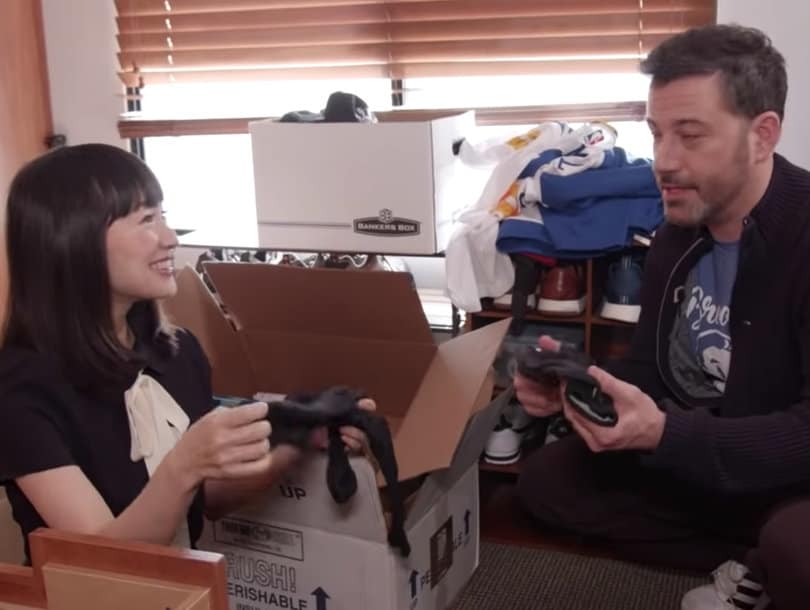 Marie Kondo Helps Kimmel Tidy Up and If This Doesn’t Spark Joy, We Don’t Know What Will