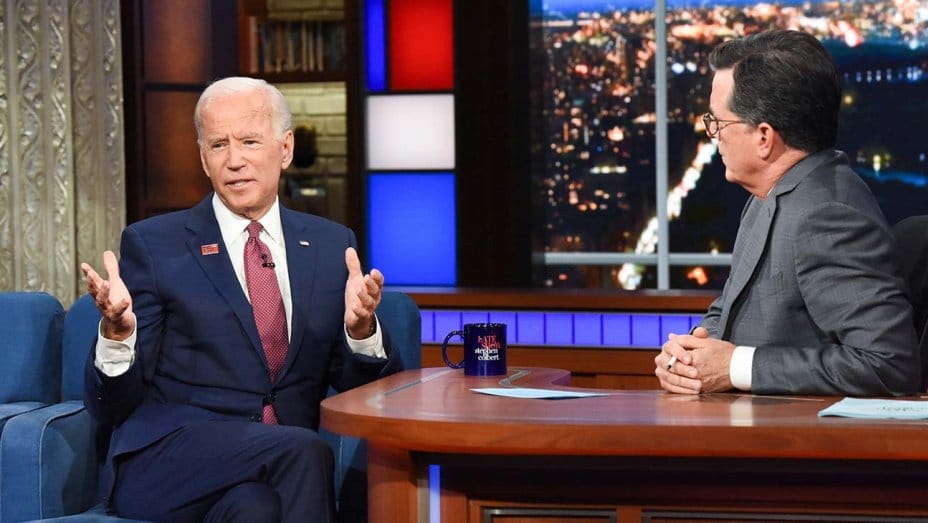 Joe Biden Defends Public Gaffes, Asks Americans to “Lead the World” in ‘Late Show’ Appearance