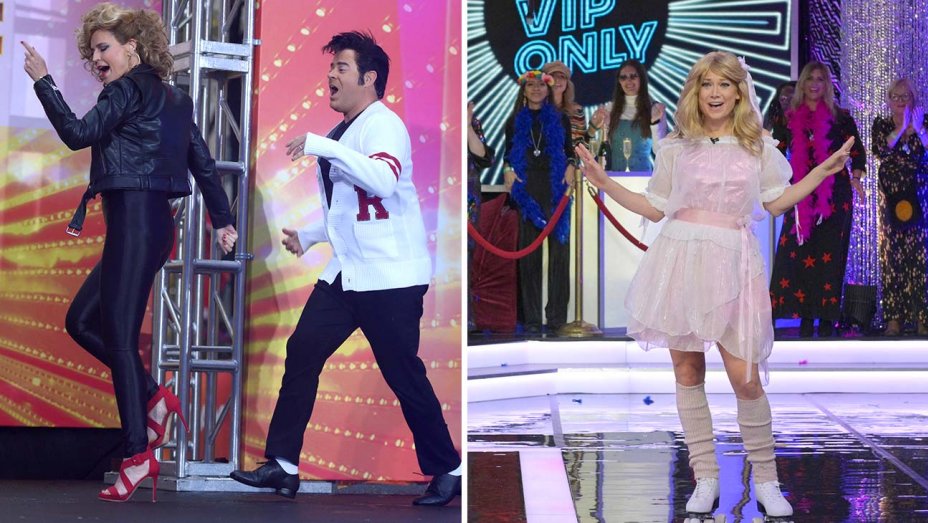 Talk Shows Celebrate Halloween With Multiple Versions of Olivia Newton-John, John Travolta, Pennywise