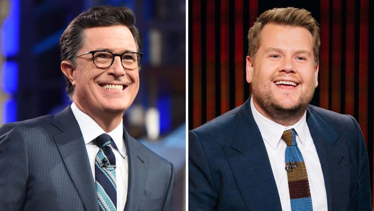 Stephen Colbert & James Corden Set Return to Studio Taping