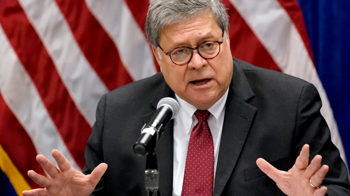 Attorney Gen. William Barr Throws Cold Water On Donald Trump’s Claims Of Widespread Voter Fraud