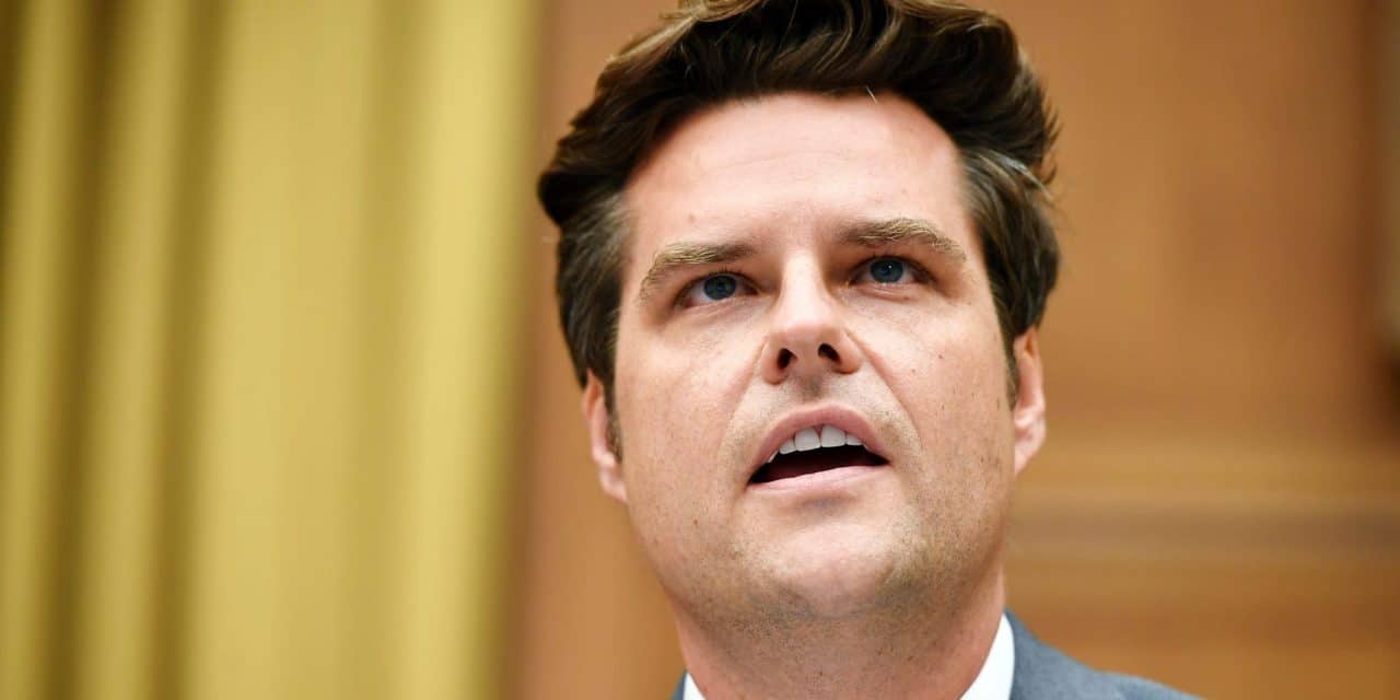 Report: Matt Gaetz Under Investigation for Alleged Sexual Relations with 17-Year-Old