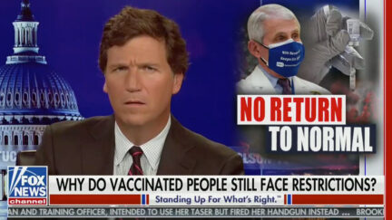 Tucker Carlson Denies ‘Doubting’ the Vaccine a Day After Doing Just That