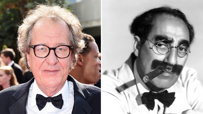 Geoffrey Rush to Star as Groucho Marx in ‘Raised Eyebrows’ Biopic