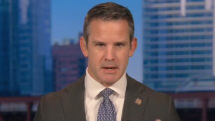 Adam Kinzinger Hits Back at Newsmax Host Eric Bolling Telling Him To Switch Parties
