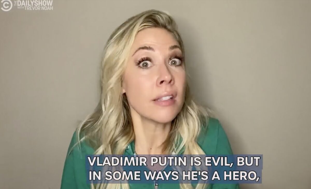 Daily Show Correspondent Spoofs Fox News Coverage of Russian Invasion, Calls Putin a ‘Tyrant’ with a ‘Hottie’s Body’