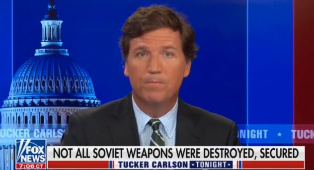 Tucker Carlson Claims Ukraine Is Making Bioweapons by Citing a Pentagon Official Who Actually Said the Exact Opposite