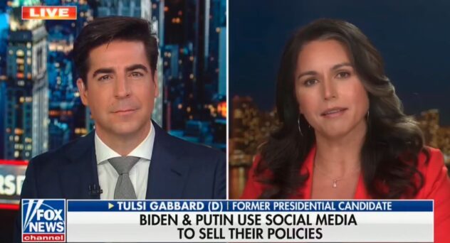 Tulsi Gabbard Claims U.S. ‘Is Not So Different’ From Russia When It Comes to Censorship