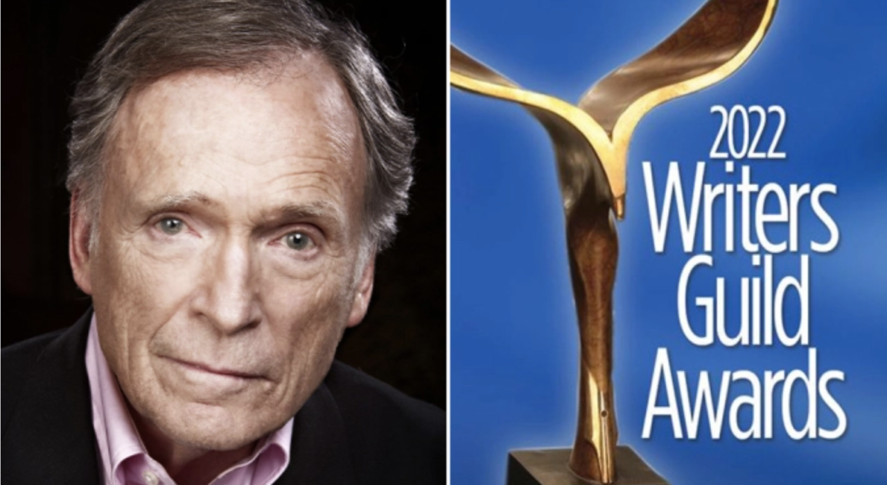 Dick Cavett Receives the Evelyn F. Burkey Award from The Writers Guild