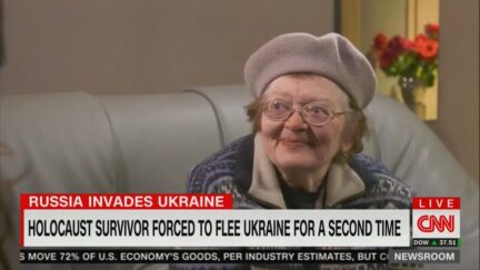 CNN Profiles Holocaust Survivor Forced to Flee Ukraine For Second Time: ‘I Was Not Scared’