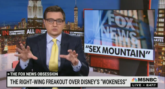 Chris Hayes Notes Fox News Mentioned ‘Disney’ 252 Times in Two Days, Accuses Conservatives of Waging ‘War Against Gay People’