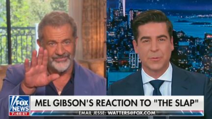 Mel Gibson’s Handler Cuts off Interview After Jesse Watters Asks About The Slap