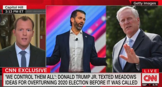 Don Jr. Texted Mark Meadows ‘Multiple Paths’ to Keep Father in Power: ‘We Control Them All’