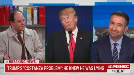 Ari Melber Says the ‘Costanza Defense’ Isn’t Available to Trump Because He Knows He Lost in 2020