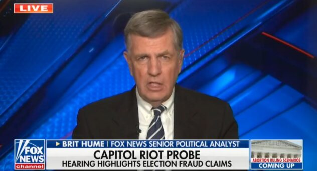 Brit Hume Says ‘Many Republicans Would Privately Be Very Glad’ If Jan. 6 Committee Damages Trump