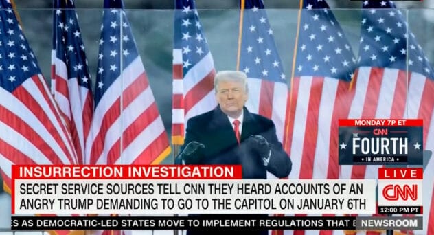 Two Secret Service Sources Corroborate Hutchinson Testimony About Trump Demanding to Go to Capitol, CNN Reports