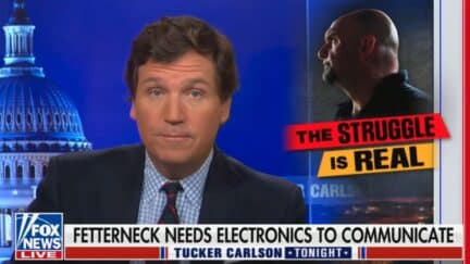 Tucker Carlson Falsely Claims Stroke Victim John Fetterman ‘Can’t Talk On His Own’