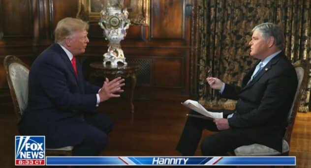 Trump Assures Hannity He’d Take Government Documents After Host Tells Him He Wouldn’t