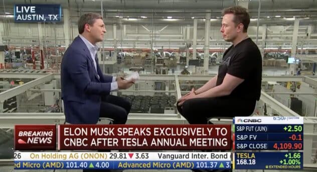 Elon Musk Pauses for 12 Awkward Seconds When Asked About His Conspiracy Theory Tweets