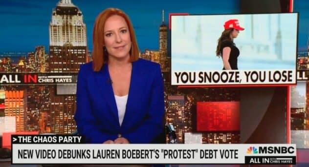 Jen Psaki Airs Video of Lauren Boebert Being Told She’s Too Late to Cast Vote: ‘I Can’t Stop Watching That’