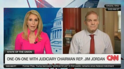 CNN’s Dana Bash Collides With Jim Jordan in Heated Duel Over Trump Indictment