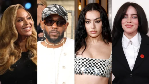 Beyonce-Kendrick-Lamar-Charli-XCX-and-Billie-Eilish-Split-Getty-H-2024